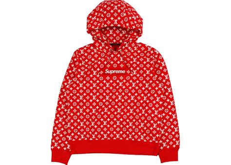 baule lv supreme stock x|Supreme x Louis Vuitton Box Logo Hooded Sweatshirt Red .